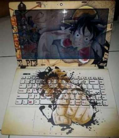 Garskin Laptop Full Body/Skin Laptop 10" - 15" Custom Gambar Sendiri