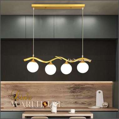 Lampu gantung MODERN GOLD BRANCH pendant light