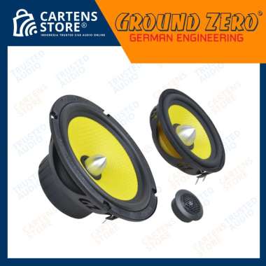Speaker 3 Way Ground Zero GZTC 165.3 ACT By Cartens-Store.com Hitam