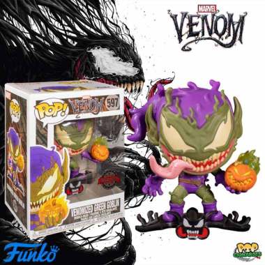 Funko Pop Marvel Spiderman Maximum Venom Venomized Green Goblin Action Figure