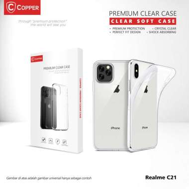 Realme C21 - Copper Softcase Bening / Clear
