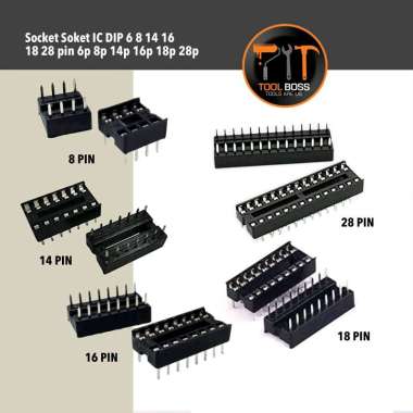 SOCKET SOKET IC DIP 8 14 16 PIN 16 Pin