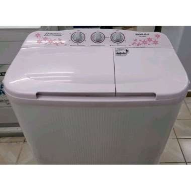 SHARP MESIN CUCI 2 TABUNG ES-T80MW-PK / ES T80MW PK / EST80MW - 7KG