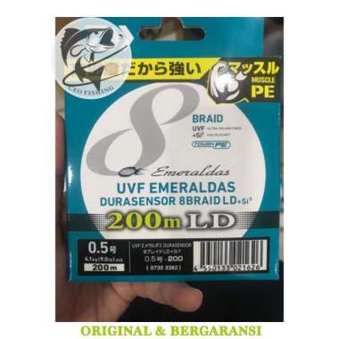 Senar Pe Daiwa Emeraldas Durasensor Uvf X8 Ld 0.4 | 0.6 | 0.8 200M Multicolor