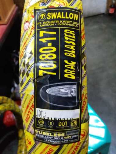 Paketan Ban SWALLOW 60/80-17 & 70/80-17 DRAG BLASTER SB-104 TUBELESS