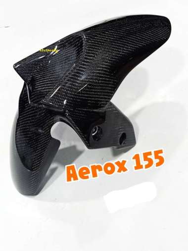 Spakbor depan carbon yamaha new aerox 155 kevlar Plug and play new