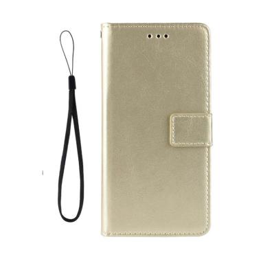 Leather Case Wallet APPLE IPHONE 7 IPHONE7 Flip Cover - Apple iPhone 7 GOLD