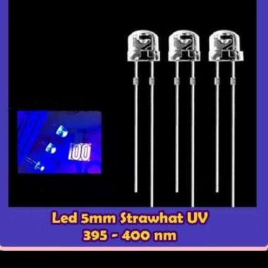 Led Strawhat 5mm UV UltraViolet