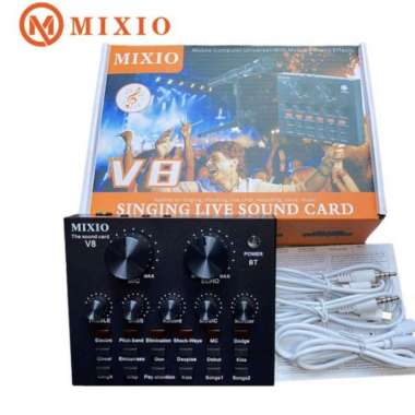 Mixer MIXIO V8 with soundcard external
