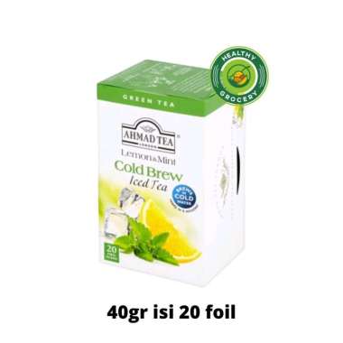 Ahmad Tea Cold Brew Lemon And Mint 20 Foil 40gr