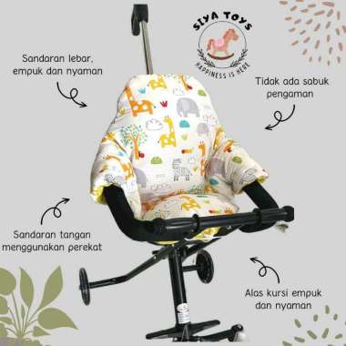 [TERMURAH BAMS] ALAS STROLLER MIKROTRIKE BENTUK SEGITIGA ALAS DUDUK STROLLER TRIKE MURAH DAN NYAMAN 