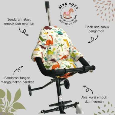 [TERMURAH BAMS] ALAS STROLLER MIKROTRIKE BENTUK SEGITIGA ALAS DUDUK STROLLER TRIKE MURAH DAN NYAMAN 