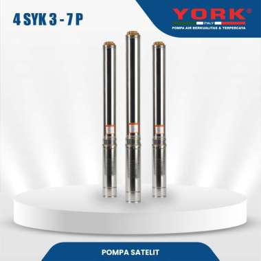 York Pompa Satelit Atau Sumur Dalam type 4 SYK 3 P 4 SYK 3 - 7 P