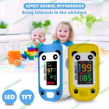 Oksimeter Pulse Jari untuk Bayi Anak SpO2 Monitor Saturasi Oksigen Anak A3 L88 warna