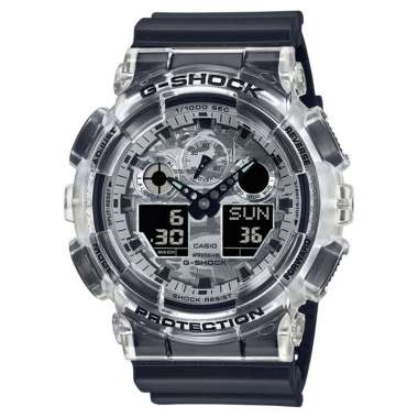 JAM TANGAN CASIO ORIGINAL - CASIO G-SHOCK GA-100SKC-1ADR - JAM TANGAN COWOK JAM COWOK LA - GSHOCK CA