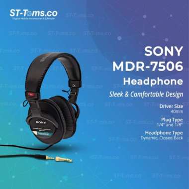 Sony MDR7506 / MDR-7506 Stereo Professional Headphones