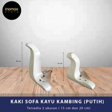 KAKI SOFA KAYU KAMBING 20 cm