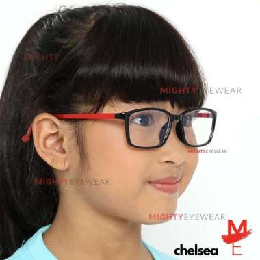 Kacamata Kids Antiradiasi / Photochromic / Blueray Wanita Anak Chelsea + BLUERAY