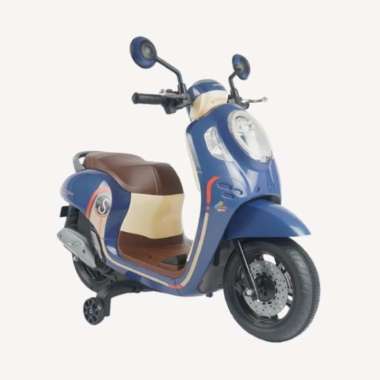 PMB Honda Scoopy Mainan Motor Aki M-999 Putih