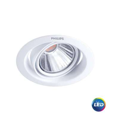 Lampu Downlight LED Philips Pomeron 5 Watt 4000K 2700K