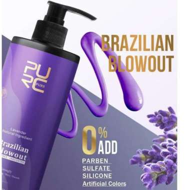 PURC Lavender 12% Pelurus Rambut Keratin Treatment 1000ml
