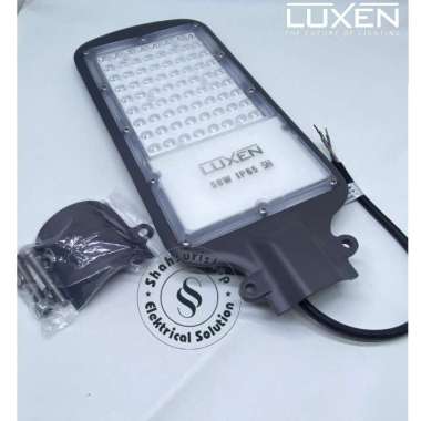 LUXEN PJU 50 WATT PJU50SLM IP 65 WATERPROOF LAMPU JALAN LED BERGARANSI Kuning - BUBLE
