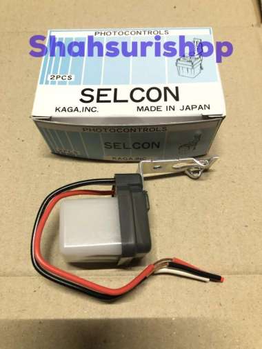 PHOTOCELL SELCON 6A 6 AMPER SENSOR CAHAYA JAPAN ASLI