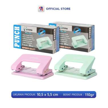 Alat Pembolong Kertas Pelubang Kertas 2 Lubang Perforator Punch Etona No 30 Diameter 80 mm