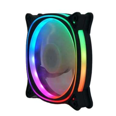 Fan Case Casing Komputer 12cm Blade II Mixed Rainbow