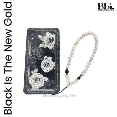 Strap Tali Hp Handphone Cat Eye Gantungan Premium HSCATE Putih