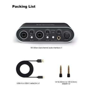 Gudang Digital Saramonic MV-Mixer Dual Channel Audio Interface Original