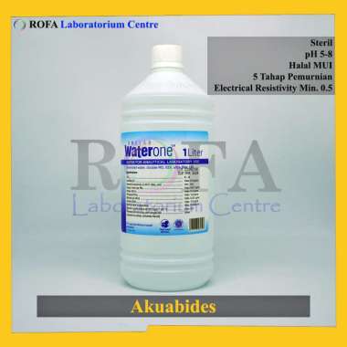 Akuabides WaterOne / Aquabidest / Akuades Pro Analis 1000 mL