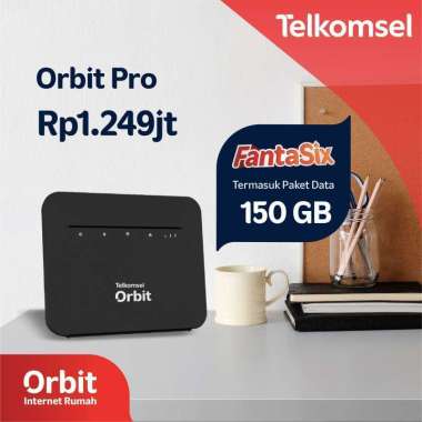 Telkomsel Orbit Pro Modem WiFi 4G High Speed Bonus Data 50GB