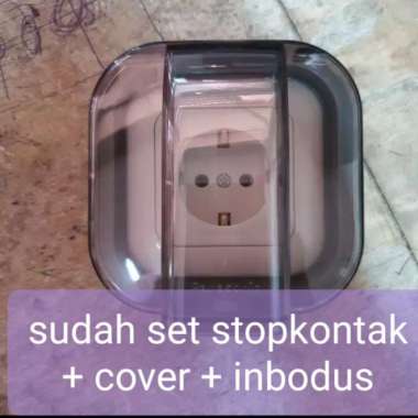 STOP KONTAK STOPKONTAK TUTUP OUTDOOR IB WATERPROOF PANASONIC ANTI AIR ukuran cp