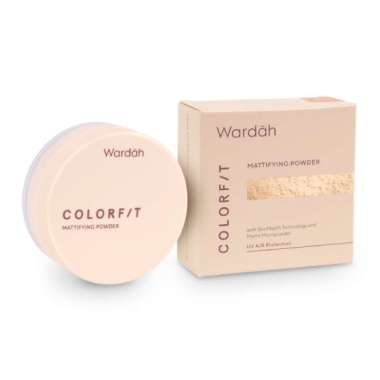 Wardah Colorfit Mattifying Powder - Bedak Tabur 32N
