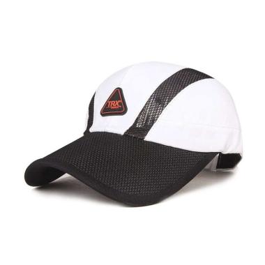 Baseball cap : TRX FORCE - Topi Baseball Topi Olah Raga Summer cap Topi pria One Size WHITE