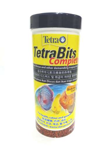 tetra bits complete 93 gram pakan ikan discus diskus