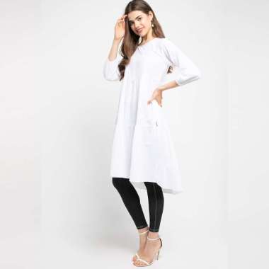 Point One Megan Dress M PUTIH