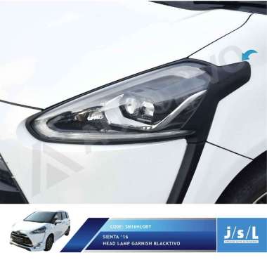 JSL Garnish Lampu Depan Sienta Head Lamp Garnish blacktivo