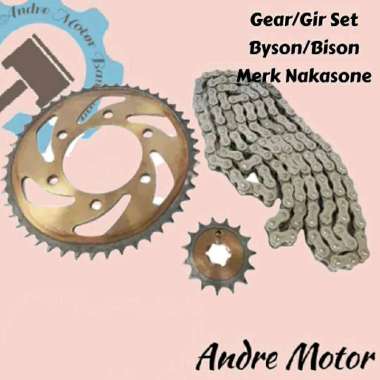 Gear Set/Gir Set Byson/Bison Merk Nakasone Kualitas Original