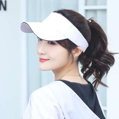 TOKO1973 Women Baseball cap : SOLID GOLF CAP Topi Baseball Topi Senam Topi Aerobik Topi Pantai Topi