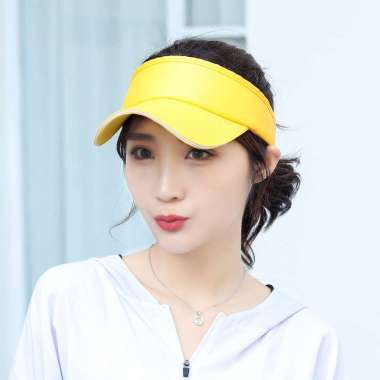 TOKO1973 Women Baseball cap : SOLID GOLF CAP Topi Baseball Topi Senam Topi Aerobik Topi Pantai Topi
