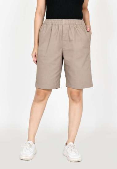 ZAHRA SIGNATURE CPDK Twill Rae - Celana Pendek Chinos Wanita size 30-34 panjang 50-52 cm Santai Casu
