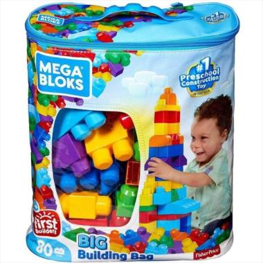 Jual Mega Bloks First Builders Dch63 Big Building Bag Mainan Block Puzzle Blue 80 Pcs Murah Agustus 2020 Blibli Com