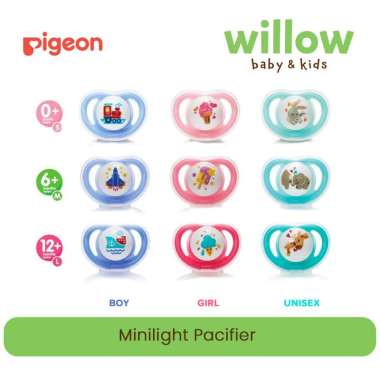 Empeng - Pigeon Minilight Pacifier Large Girl