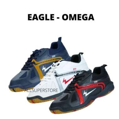 EAGLE OMEGA SEPATU BADMINTON UNISEX ORIGINAL 38 Biru