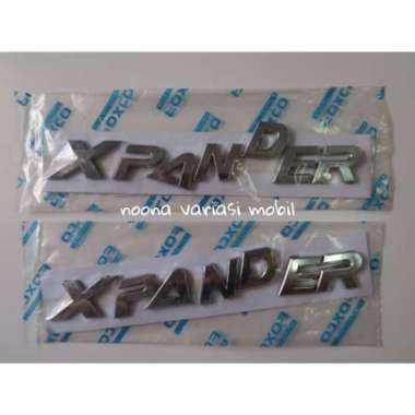 noona variasi mobil Emblem Logo Mobil for Xpander CHROME