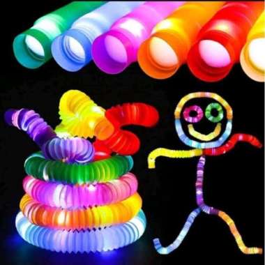 Mainan Pop Light Tubes Led Pop Tubes Mainan Pipa Lampu