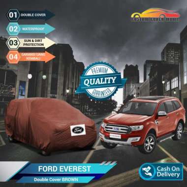 Double Cover Ford Everest [ OUTDOOR ] coklat