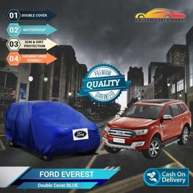 Double Cover Ford Everest [ OUTDOOR ] biru